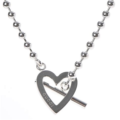 gucci heart necklace cheap